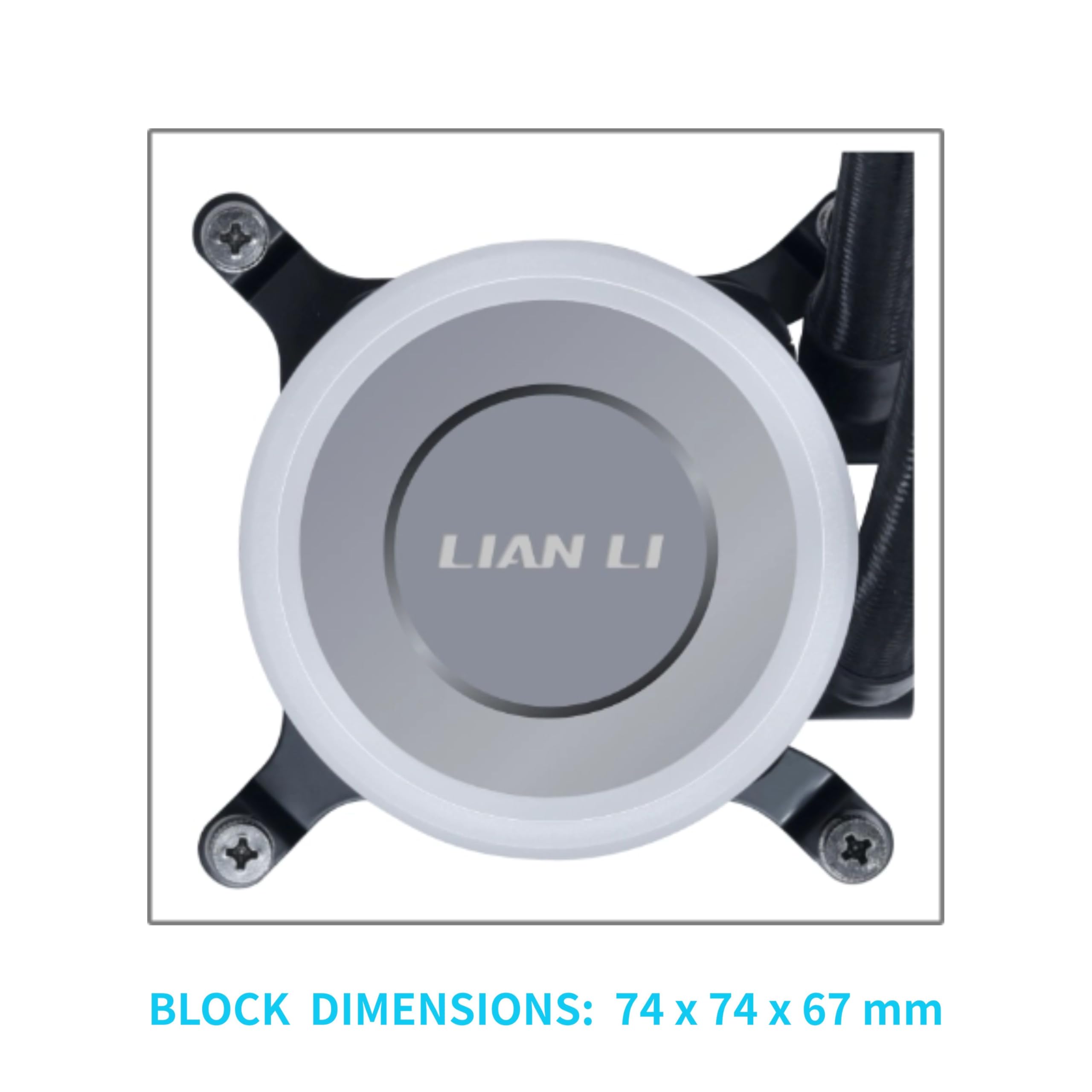 Lian Li GA II LITE 360mm AIO Liquid CPU Cooler | 3 x 120mm ARGB Hydraulic Fans, Daisy-Chain, High Airflow, All-in-One Water Cooling for Intel LGA1851/1700, AMD AM5/AM4 (GA2L36RB) - Image 9