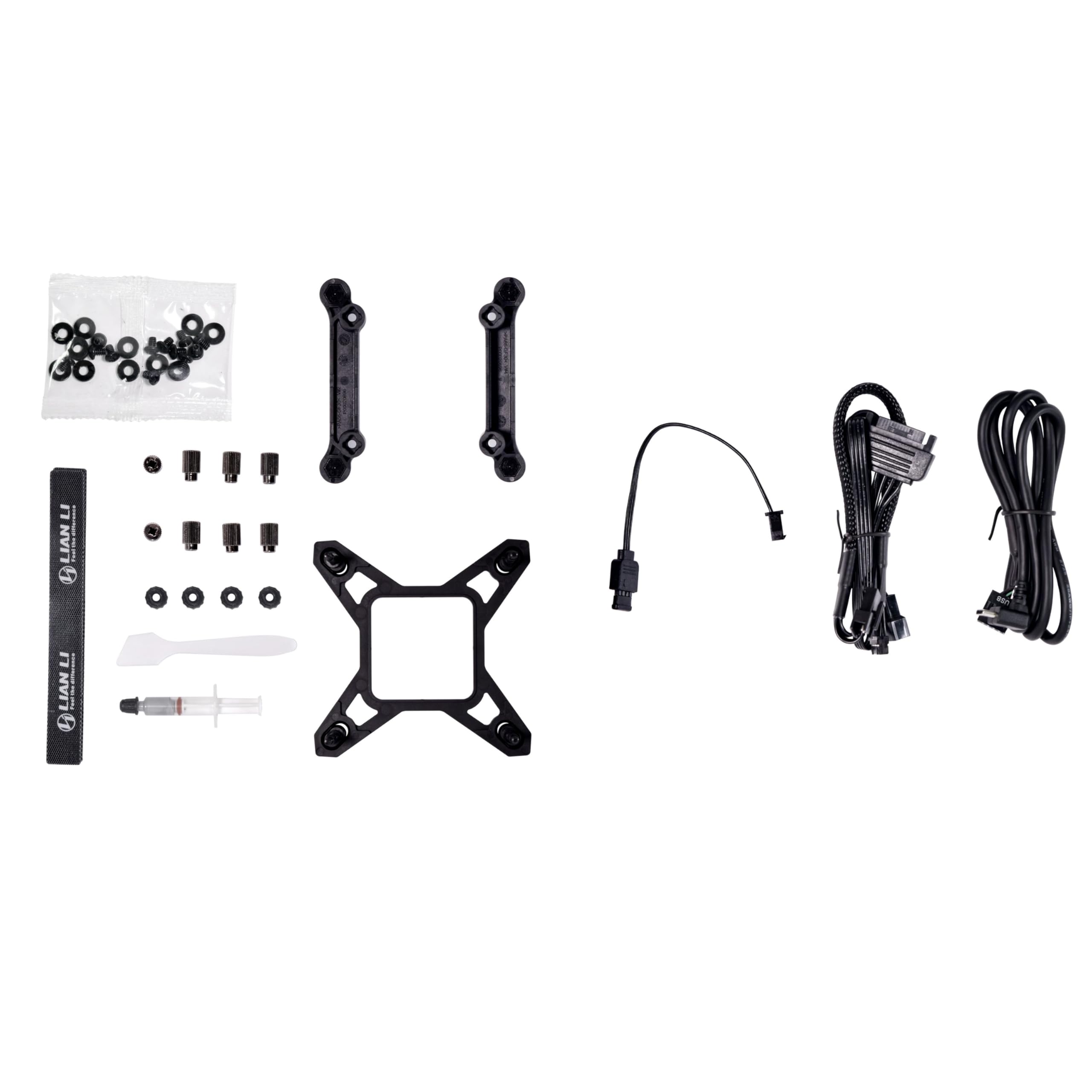 Lian-Li Galahad II LCD CPU 360mm AIO | All-in-One Liquid Cooling System | Pre-Installed 3 x 120mm Daisy-chainable ARGB Fans - Compatible with Intel LGA 1700, 1200, 115X & AMD AM5/AM4 - Black - Image 8