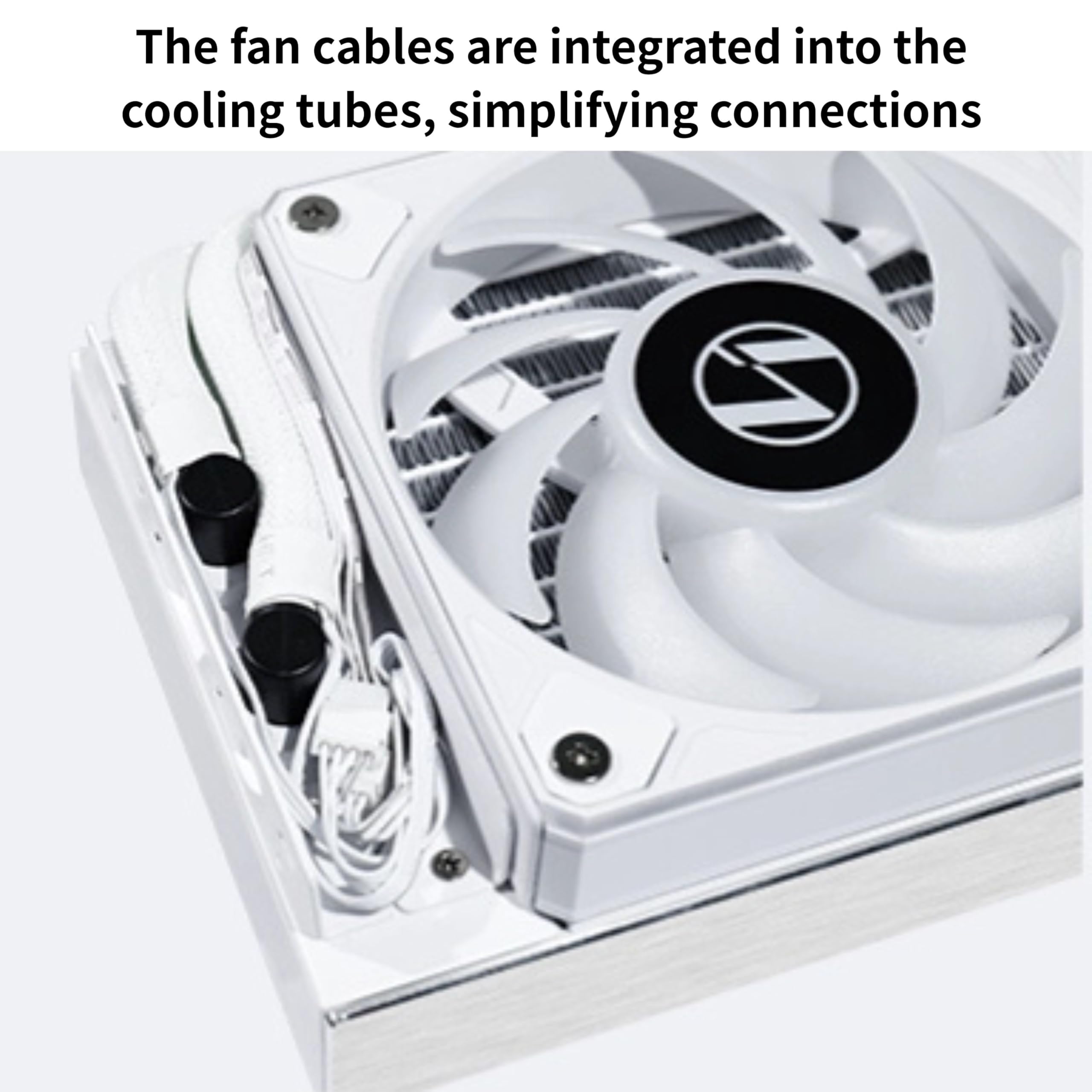 Lian Li Hydroshift LCD 360 Liquid Cooler - Flexible Side-Mounted Coolant Pathway, 2.88” LCD Screen - 480 x 480 Res. - Captured Screenshots or Recorded Videos - Fits Most PC Fans - Black (HSLCD36NB) - Image 6