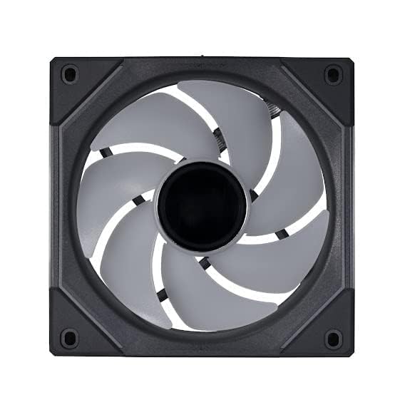 Lian Li UNI Fan SL-Infinity 120-Single Pack-ARGB Fan-Infinity Mirror-Daisy-Chain Design-Customizable Lighting Effects-One Cable Connection-Without Controller-Black-(UF-SLIN120-1B) - Image 3